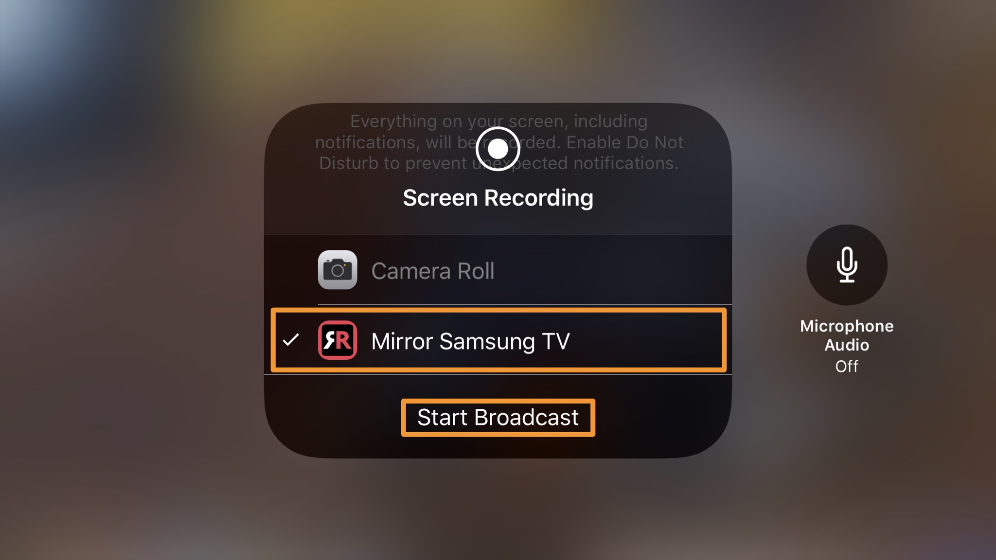 mirror for samsung tv free app